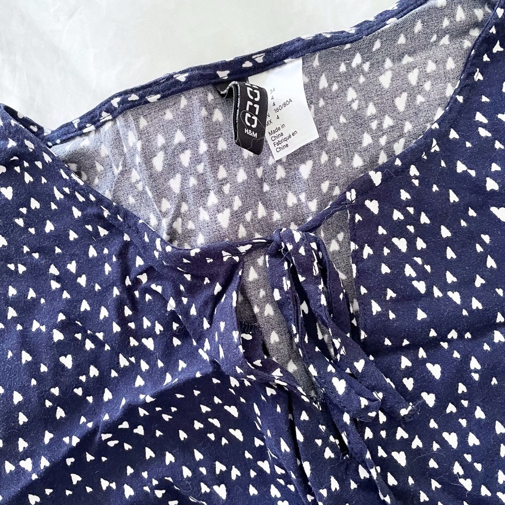 Heart Pattern Mini Dress - Picture 6 of 6